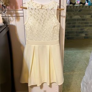 White juniors dress